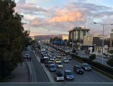 Καραμπόλα πέντε αυτοκινήτων στην Λεωφόρο Κηφισίας (φωτό)